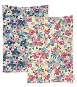 Ck Painted Pansies 2Pk Tea Towels