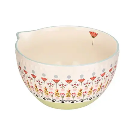 Cath Kidson Painted Table Ceramic Mixing Bowl 23cm - image 2