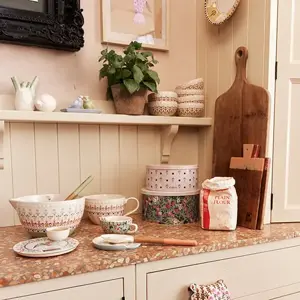 Cath Kidson Painted Table Ceramic Mixing Bowl 23cm - image 3