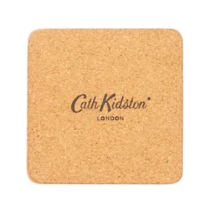 Cath Kidson Strawberry 4 Pack of Cork Back Coasters - image 3