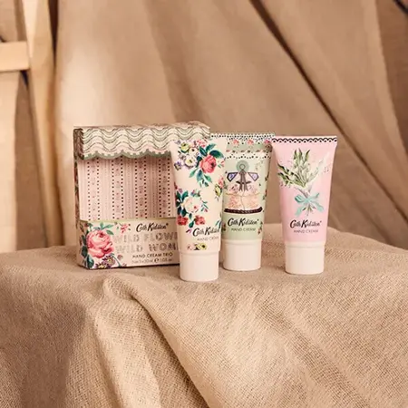 Cath Kidson WILD FLOWERS WILD WOMEN Assorted Hand Creams (3 x 30ml) - image 3