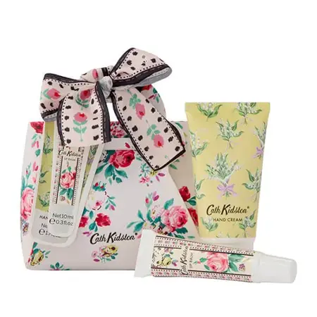 Cath Kidson WILD FLOWERS WILD WOMEN Mini Hand & Lip Bag (Hand Cream 50ml, Lip Balm 10ml) - image 1