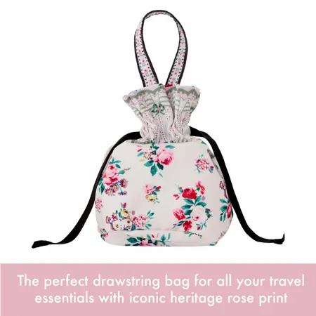 Cath Kidson WILD FLOWERS WILD WOMEN Travel Beauty Pouch (Hand Cream 30ml, Body Cream 30ml, Body Wash 30ml, Scented Soap 100g) - image 3