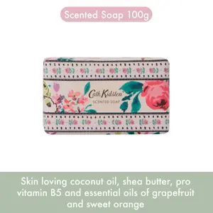 Cath Kidson WILD FLOWERS WILD WOMEN Travel Beauty Pouch (Hand Cream 30ml, Body Cream 30ml, Body Wash 30ml, Scented Soap 100g) - image 4