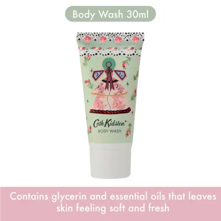 Cath Kidson WILD FLOWERS WILD WOMEN Travel Beauty Pouch (Hand Cream 30ml, Body Cream 30ml, Body Wash 30ml, Scented Soap 100g) - image 6