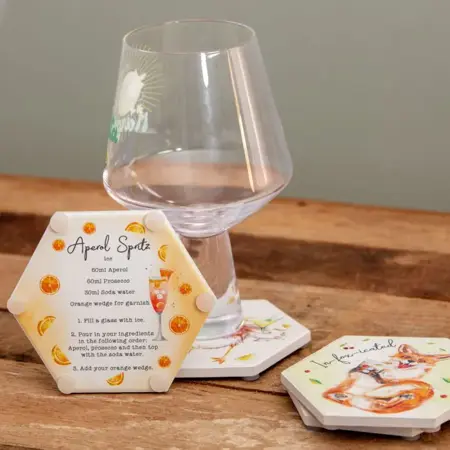 Ceramic Coaster Set - Party Animals - image 3