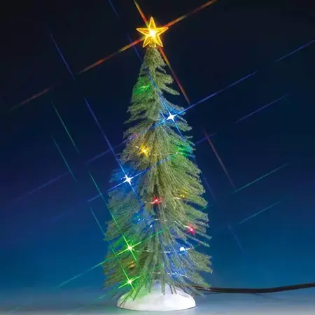 CHASING MULTI LIGHT SPRUCE TREE, LARGE,  BATTERY OPERATED (4.5V)