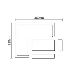 Chedworth Large Rectangular Firepit Modular Set (2022) - image 3