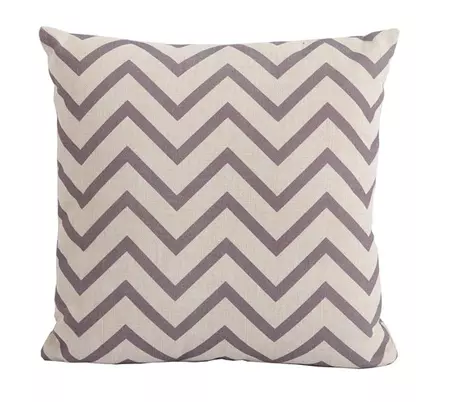 Chevron Cocoa Square Scatter Cushion