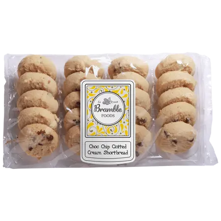 Chocolate Chip Clotted Cream Shortbread
