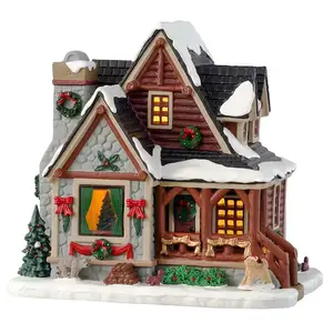 CHRISTMAS CABIN INCL. ADAPTOR 44338, 100 mA (WHITE) - image 1