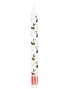 Christmas Puddings Crown Dinner Candle