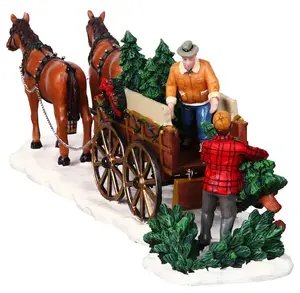 CHRISTMAS TREE WAGON,  SET OF 2 - image 2