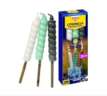 Citronella Table Top Flares - Close to Home - 3-Pack