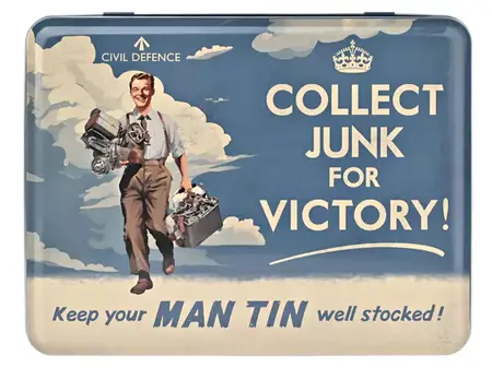 Civil Defence Collect Junk Tin