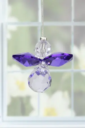 Classic Crystal Guardian Angel Amethyst - image 2