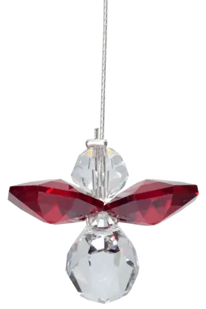 Classic Crystal Guardian Angel Garnet - image 1