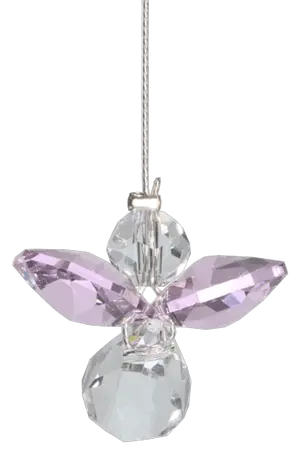 Classic Crystal Guardian Angel Rose - image 1