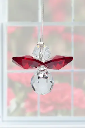 Classic Crystal Guardian Angel Ruby - image 2