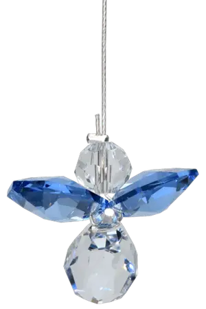 Classic Crystal Guardian Angel Sapphire - image 1