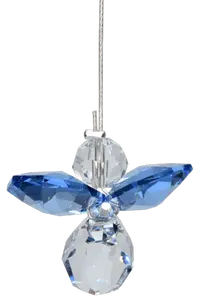 Classic Crystal Guardian Angel Sapphire - image 1