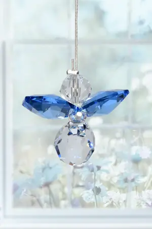 Classic Crystal Guardian Angel Sapphire - image 2