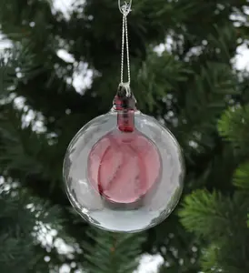 Clear/Red Bauble in a Bauble