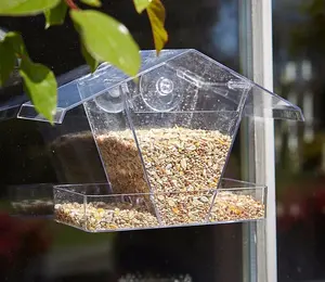 Clear Window Bird Feeder with Suction Pads - image 2