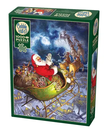 Cobble Hill Merry Christmas to All 1000 Piece Jigsaw Puzzle - image 1