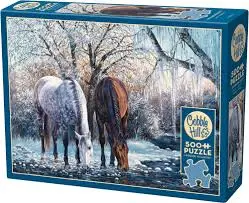Cobble Hill Puzzle Winters Beauty 500 Piece Jigsaw Puzzle - image 2