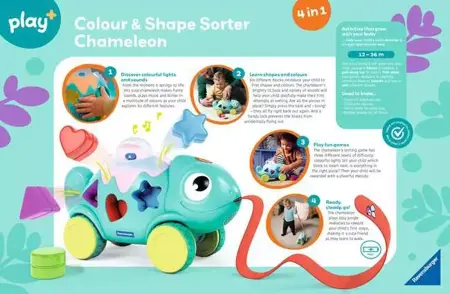 Color and Shape Sorter Chameleon EN - image 2