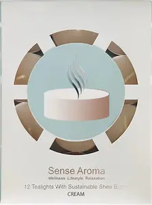 Cream Unscented Tealights - 12 Pack