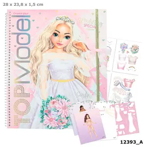 Create Your Wedding Special TOPModel Colouring Book