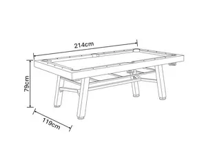 Crucible Multi Purpose Dining & Games Set - image 3