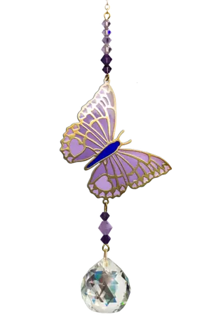 Crystal Dreams Butterfly Purple Emperor
