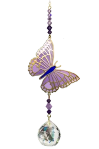 Crystal Dreams Butterfly Purple Emperor