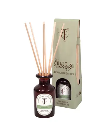 Cucumber 100ml Amber Glass Natural Reed Diffuser