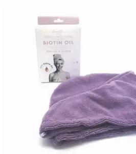 Danielle Infused Hair Turban - Biotin Oil