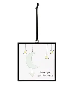 Demdaco Sharon Nowlan Love You To The Moon Suncatcher - image 2