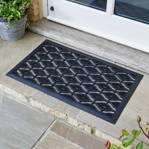 Diamond Rubber Cast Mat 45 x 75cm