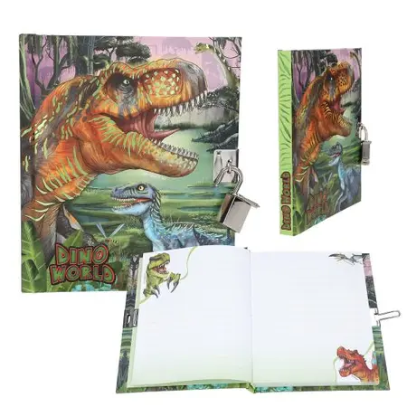 Dino World Diary With Padlock - image 1