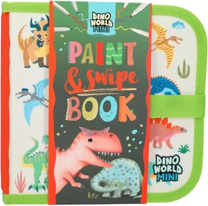 Dino World Paint & Swipe Book