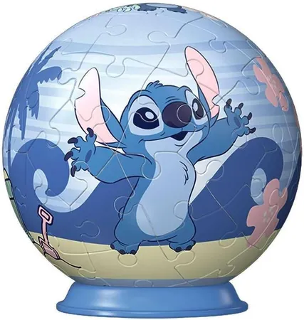 Disney Stitch 54 Piece 3D Puzzle Ball - image 2