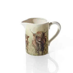 Dougal Highland Cow Jug Ceramic - image 1