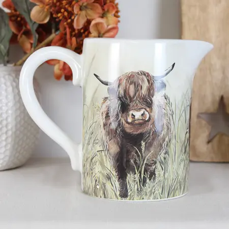 Dougal Highland Cow Jug Ceramic - image 3