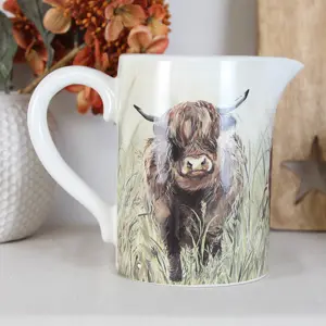 Dougal Highland Cow Jug Ceramic - image 3