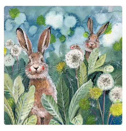 Ears Up Fridge Magnet by Alex Clark