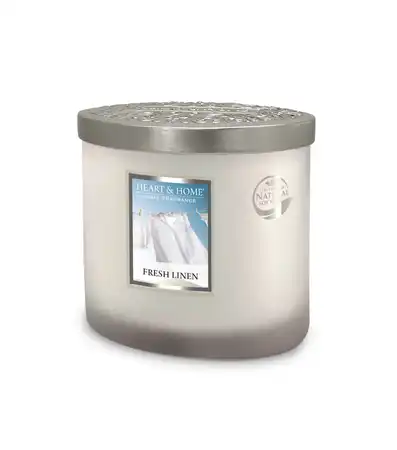 Ellipse Twin Wick Jar Fresh Linen - image 1