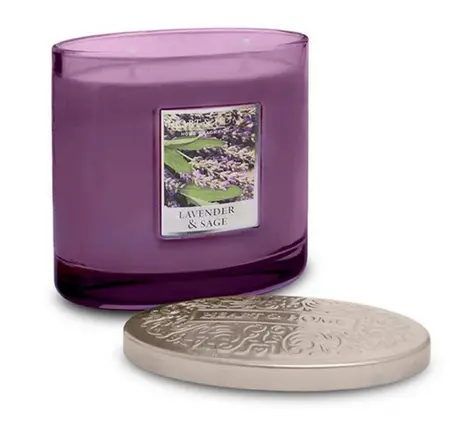 Ellipse Twin Wick Jar Lavender & Sage - image 1