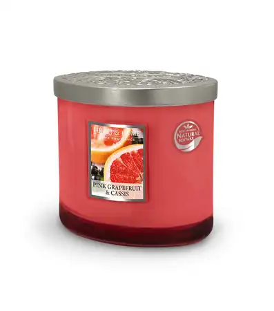 Ellipse Twin Wick Jar Pink Grapefruit - image 1